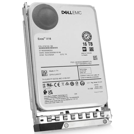 Dell G14 0JWV1P 16TB 7.2K RPM SATA 6Gb/s 512e 3.5in Refurbished HDD