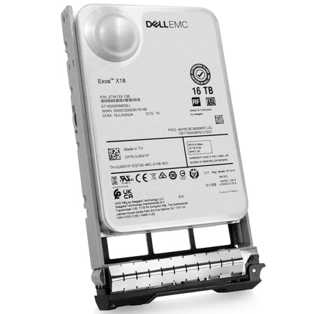 Dell G13 0JWV1P 16TB 7.2K RPM SATA 6Gb/s 512e 3.5in Refurbished HDD