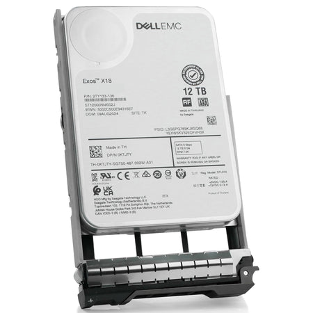 Dell G13 0KTJTY 12TB 7.2K RPM SATA 6Gb/s 512e 3.5in Refurbished HDD