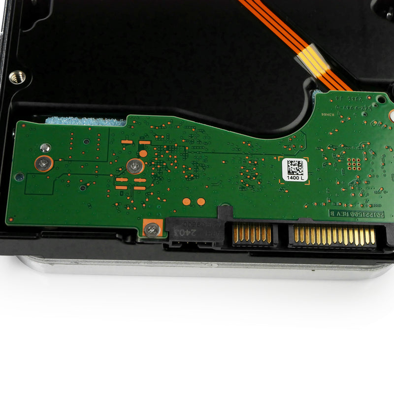 Dell G14 0WDVF4 20TB 7.2K RPM SATA 6Gb/s 512e 3.5in Hard Drive, back bottom connectors view