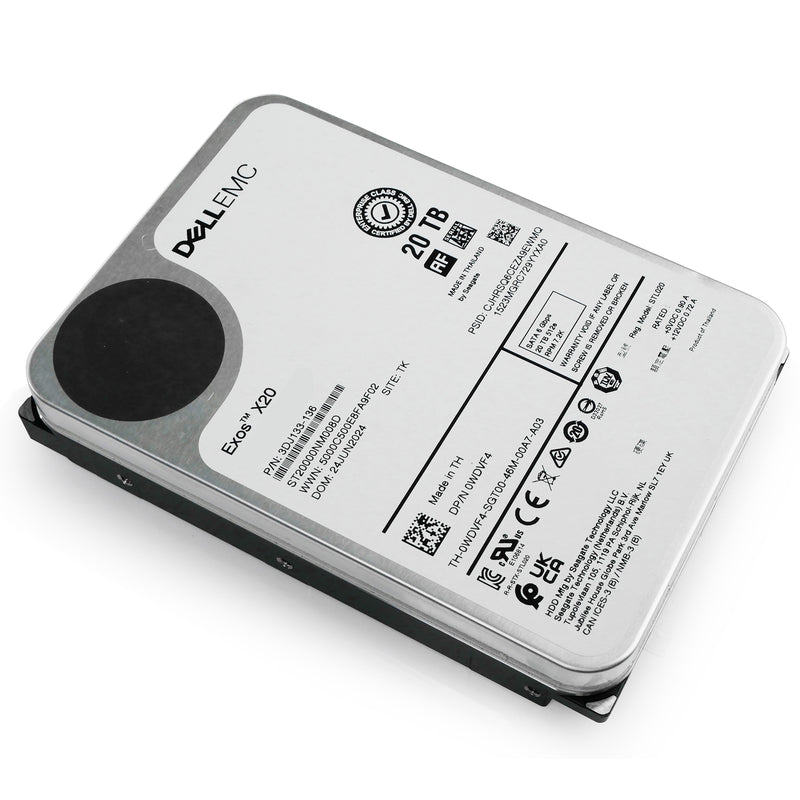 Dell/Seagate Exos X20 ST20000NM008D 20TB SATA 3.5