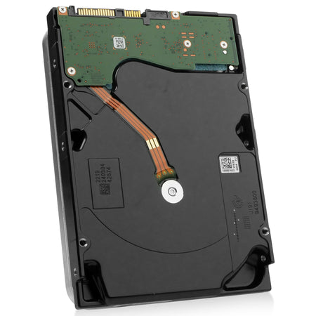 Dell/Seagate Exos X16 ST12000NM006J 12TB 7.2K RPM SAS 12Gb/s 512e 3.5in Hard Drive, back angled view