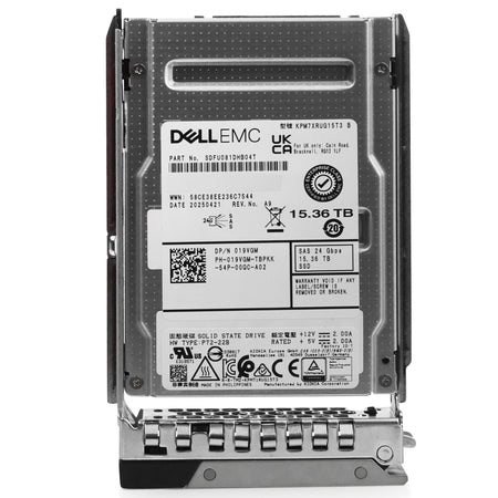 Dell G14 019VGM 15.36TB 1 DWPD SAS-4 24Gb/s 3D TLC 2.5in Refurbished SSD