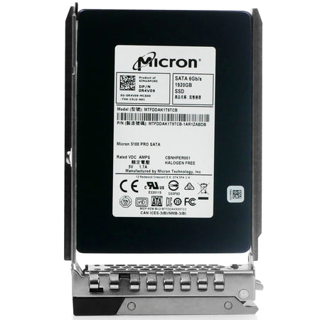 Dell G14 0R4V09 1.92TB SATA 6Gb/s 3D TLC 2.5in Solid State Drive, front view