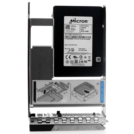 Dell G13 0R4V09 1.92TB SATA 6Gb/s 3D TLC Hybrid 3.5in Solid State Drive, front view