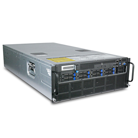 Gigabyte G482-Z52 4U 8-GPU Barebones Server Dual AMD EPYC 7H12 64-Core 32x DDR4 DIMM 8x 2.5" Bay Refurbished