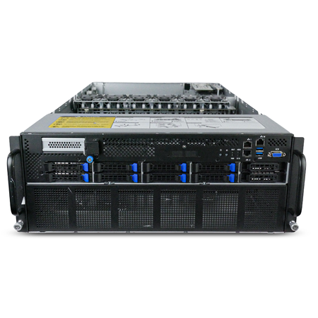 Gigabyte G482-Z52 4U 8-GPU Barebones Server Dual AMD EPYC 7H12 64-Core 32x DDR4 DIMM 8x 2.5" Bay Refurbished