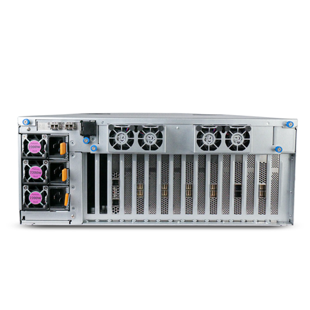 Gigabyte G492-Z51 4U 10-GPU Barebones Server Dual AMD EPYC 7742 64-Core 32x DDR4 DIMM 12x 3.5" Bay Refurbished