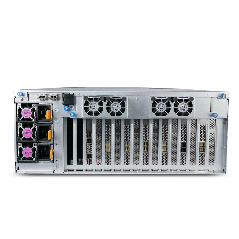 Gigabyte G492-Z51 4U 10-GPU Barebones Server Dual AMD EPYC 7742 64-Core 32x DDR4 DIMM 12x 3.5" Bay Refurbished