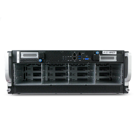 Gigabyte G492-Z51 4U 10-GPU Barebones Server Dual AMD EPYC 7742 64-Core 32x DDR4 DIMM 12x 3.5" Bay Refurbished