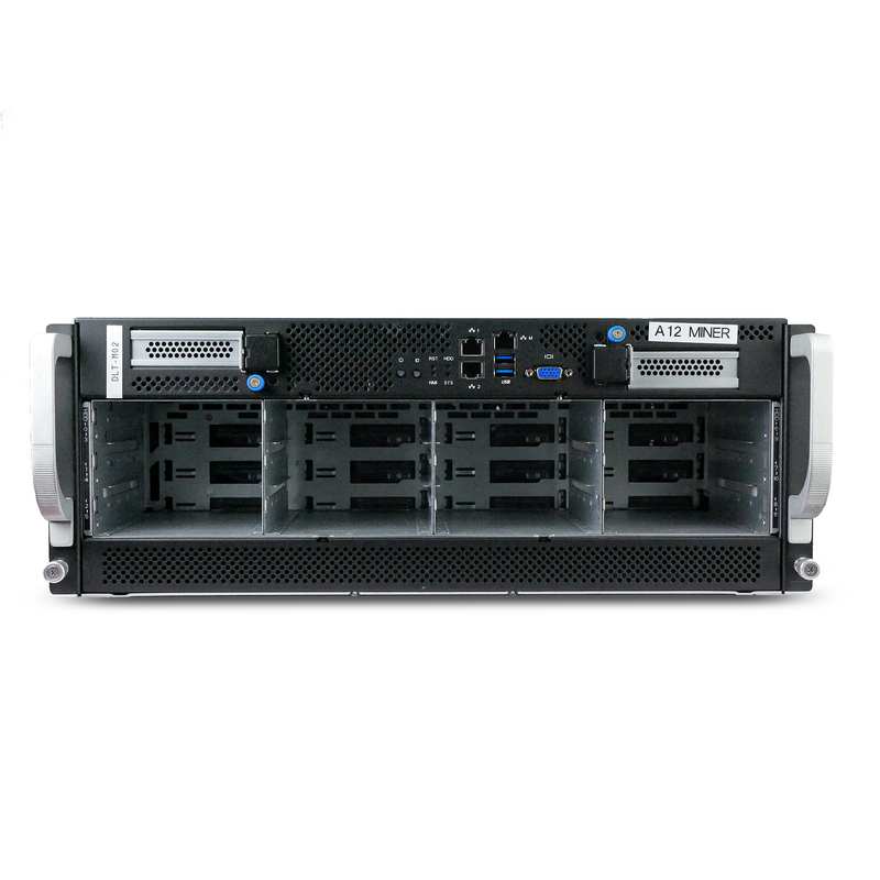 Gigabyte G492-Z51 4U 10-GPU Barebones Server Dual AMD EPYC 7742 64-Core 32x DDR4 DIMM 12x 3.5" Bay Refurbished