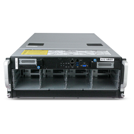Gigabyte G492-Z51 4U 10-GPU Barebones Server Dual AMD EPYC 7742 64-Core 32x DDR4 DIMM 12x 3.5" Bay Refurbished