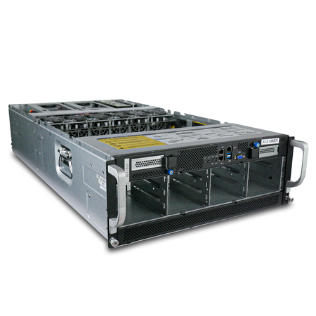Gigabyte G492-Z51 4U 10-GPU Barebones Server Dual AMD EPYC 7742 64-Core 32x DDR4 DIMM 12x 3.5" Bay Refurbished