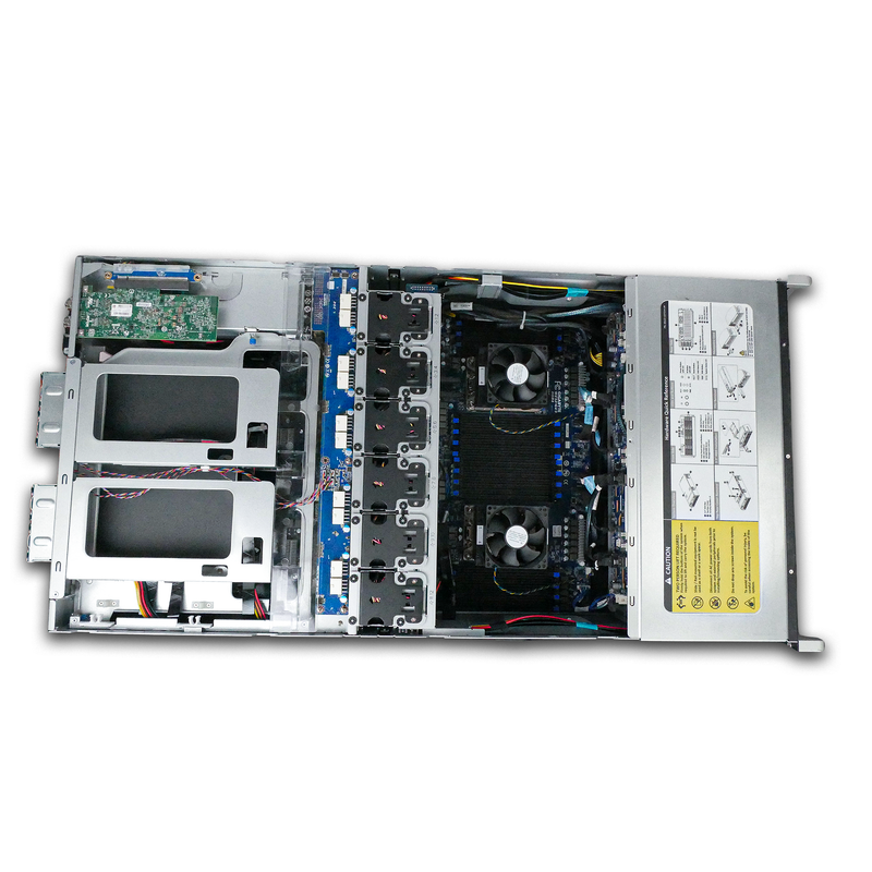 Gigabyte G492-Z51 4U 10-GPU Barebones Server Dual AMD EPYC 7742 64-Core 32x DDR4 DIMM 12x 3.5" Bay Refurbished