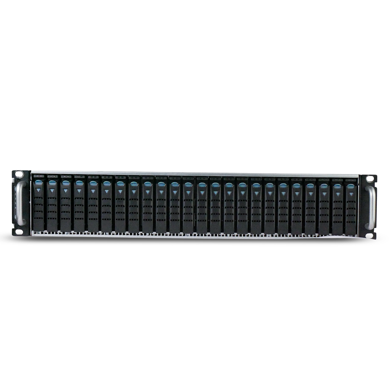 AIC J2024-01 24-Bay 2.5" SAS/SATA JBOD 2U Rackmount Storage Enclosure 2U24SAS3 Single Expander | 24-Bay Data Center JBOD Enclosure (Refurbished)