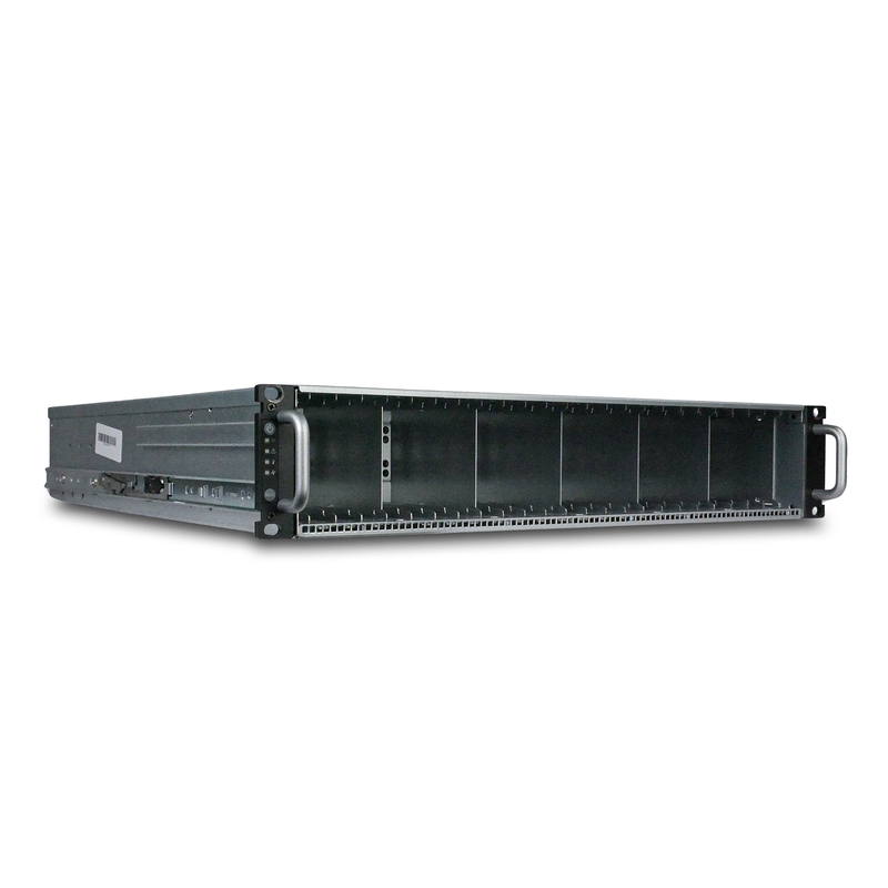 AIC J2024-01 24-Bay 2.5" SAS/SATA JBOD 2U Rackmount Storage Enclosure 2U24SAS3 Single Expander | 24-Bay Data Center JBOD Enclosure (Refurbished)