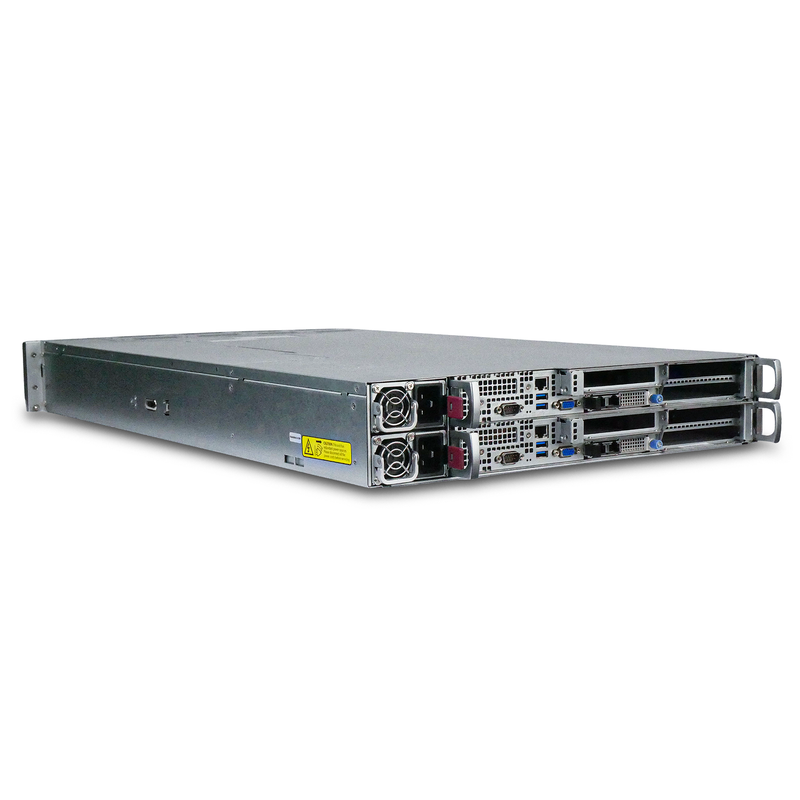 Supermicro AS-2114GT-DNR 2U 2-Node GPU Server 2x AMD EPYC 7352 24-Core 16x DDR4 DIMM 4x NVMe Bay 2x2600W X710 Refurbished