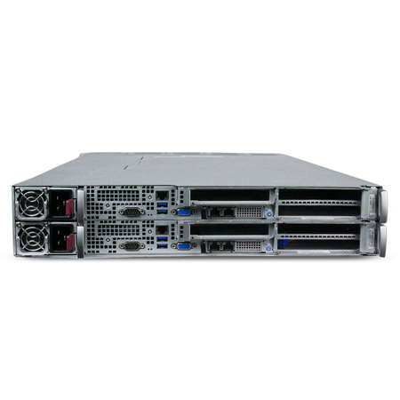Supermicro AS-2114GT-DNR 2U 2-Node GPU Server 2x AMD EPYC 7352 24-Core 16x DDR4 DIMM 4x NVMe Bay 2x2600W X710 Refurbished