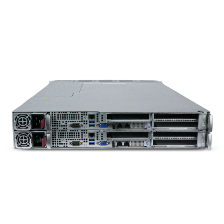 Supermicro AS-2114GT-DNR 2U 2-Node GPU Server 2x AMD EPYC 7352 24-Core 16x DDR4 DIMM 4x NVMe Bay 2x2600W X710-Cx5 Refurbished