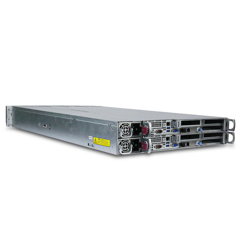 Supermicro AS-2114GT-DNR 2U 2-Node GPU Server 2x AMD EPYC 7352 24-Core 16x DDR4 DIMM 4x NVMe Bay 2x2600W X710-Cx5 Refurbished
