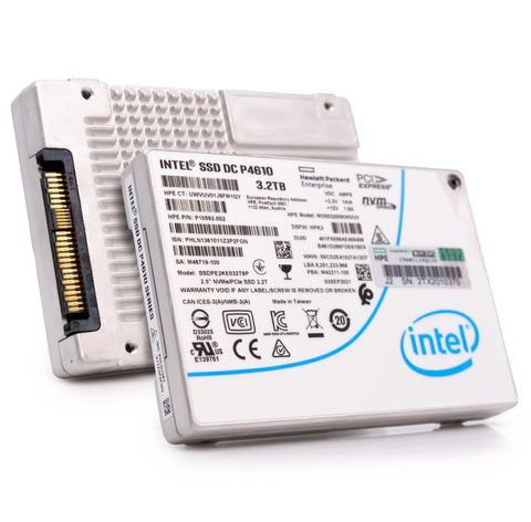 Intel SSDPE2KE032T8P 3.2TB 3 DWPD PCIe Gen 3.1 x4 4GB/s Mixed Use 3D TLC 2.5in Refurbished SSD