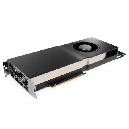 Dell/NVIDIA RTX A5000 24GB GDDR6 0J4KCH 699-5G132-0500-800 PCIe Gen 4.0 x16 Refurbished Workstation Graphics Card, front side connectors view