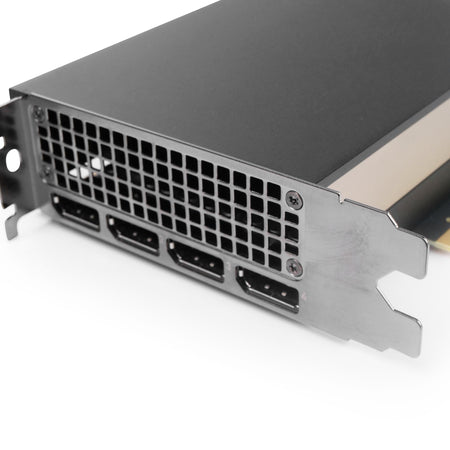 Dell/NVIDIA RTX A5000 24GB GDDR6 0J4KCH 699-5G132-0500-800 PCIe Gen 4.0 x16 Refurbished Workstation Graphics Card, connectors view