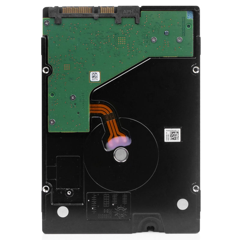 Seagate Exos 7E8 ST8000NM0055 8TB 7.2K RPM SATA 6Gb/s 512e 3.5in Refurbished HDD, back view