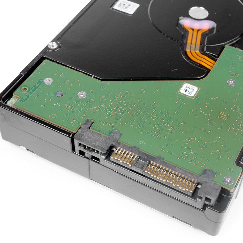 Seagate Exos 7E8 ST8000NM0075 8TB 7.2K RPM SAS 12Gb/s 256MB 3.5" Refurbished HDD, back bottom connectors view