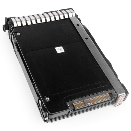 HP G8 G9 G10 MO006400KXPAB P54270-004 6.4TB 3 DWPD PCIe Gen 4.0 x4 8GB/s 3D TLC U.3 NVMe 2.5in Solid State Drive, back bottom connectors view