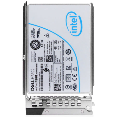 Dell G14 NTR3P 1.6TB 3 DWPD PCIe Gen 3.1 x4 4GB/s Mixed-Use 3D TLC U.2 NVMe 2.5in Refurbished SSD