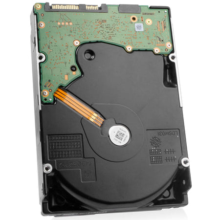 Western Digital Ultrastar DC HC570 WUH722222AL5204 0F48008 22TB 7.2K RPM SAS 12Gb/s 512e 3.5in Refurbished HDD, back angled view