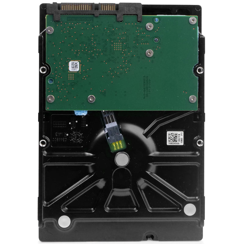 Seagate Exos 7E8 ST4000NM0035 4TB 7.2K RPM SATA 6Gb/s 512n 128MB 3.5" HDD, back view