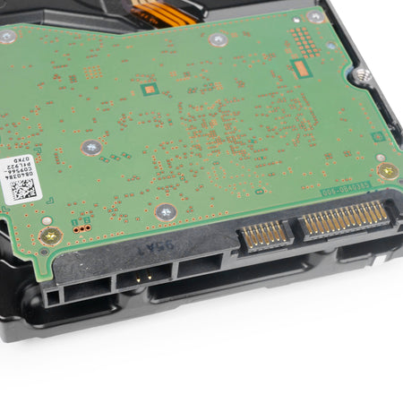 Western Digital Ultrastar DC HC530 WUH721414ALN600 0F31100 14TB 7.2K RPM SATA 6Gb/s 4Kn 3.5in Refurbished HDD, back bottom connectors view