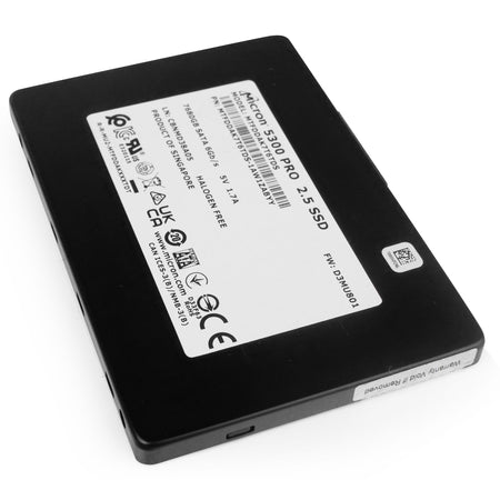Micron 5300 PRO MTFDDAK7T6TDS-1AW1ZABYY 7.68TB SATA 6Gb/s 3D TLC 2.5in Refurbished SSD