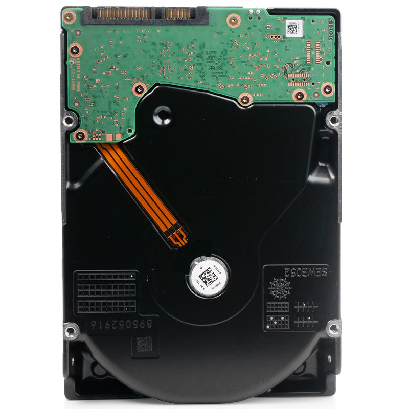 Western Digital Ultrastar HC590 WUH722624ALE6L4 0F65684 24TB 7.2K RPM SATA 6Gb/s 512e 3.5in Hard Drive, back view