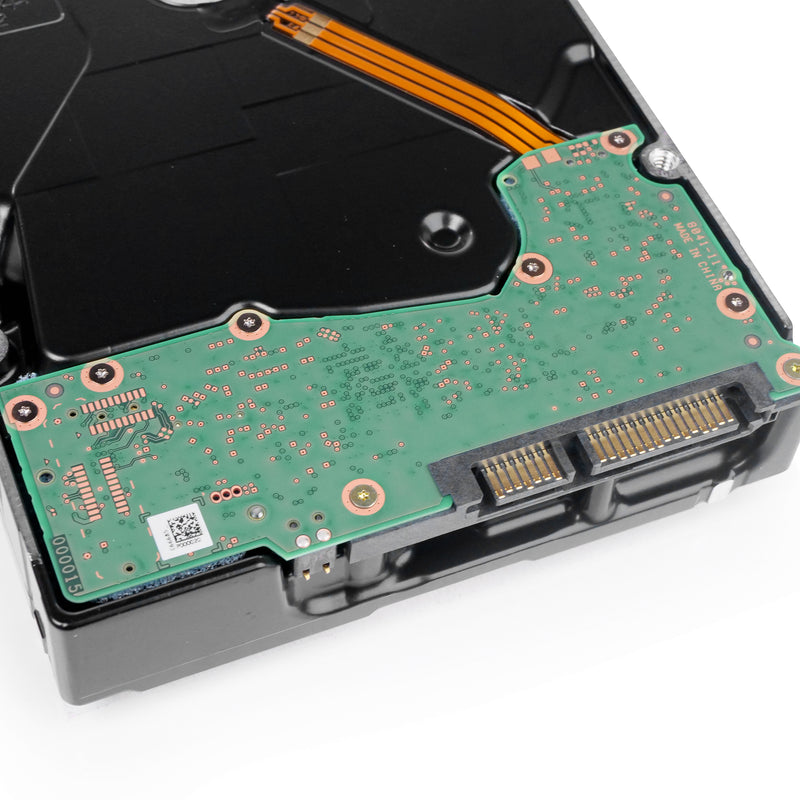 Western Digital Ultrastar HC590 WUH722624ALE6L4 0F65684 24TB 7.2K RPM SATA 6Gb/s 512e 3.5in Hard Drive, back bottom connectors view