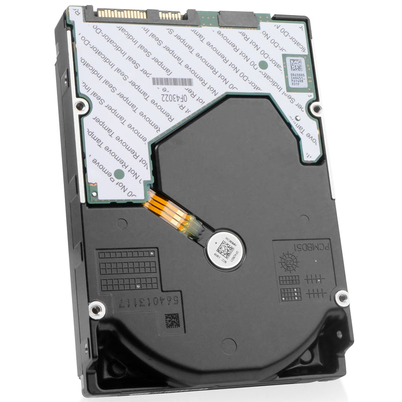 Dell/Western Digital Ultrastar DC HC550 WUH721816AL5205 0F38376 16TB 7.2K RPM SAS 12Gb/s 512e 3.5in Hard Drive, back angled view