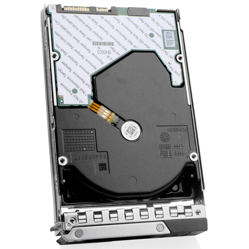 Dell G14 0HNHWC 16TB 7.2K RPM SAS 12Gb/s 512e 3.5in Hard Drive, back angled view