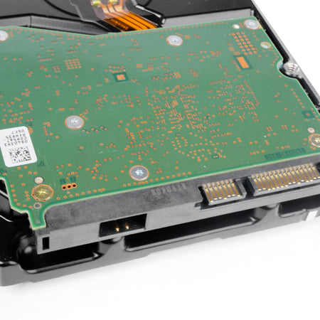 Western Digital Ultrastar DC HC530 HUH721414ALE6L4 0F31284 14TB 7.2K RPM SATA 6Gb/s 512e 3.5in Refurbished HDD, back bottom connectors view