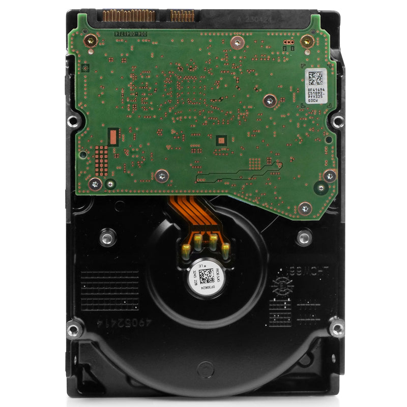 Dell/Western Digital Ultrastar DC HC520 HUH721212ALN600 0F29624 12TB 7.2K RPM SATA 6Gb/s 4Kn 3.5in Refurbished HDD, back view