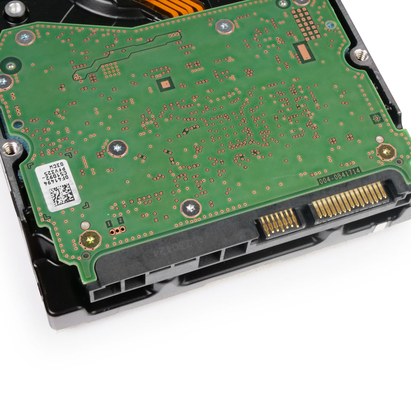 Dell/Western Digital Ultrastar DC HC520 HUH721212ALN600 0F29624 12TB 7.2K RPM SATA 6Gb/s 4Kn 3.5in Refurbished HDD, back bottom connectors view