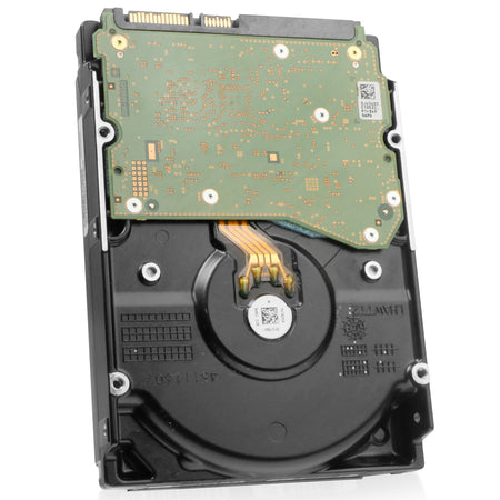 Dell/Western Digital Ultrastar DC HC510 HUH721010ALN600 0F27511 10TB 7.2K RPM SATA 6Gb/s 4Kn 3.5in Refurbished HDD, back angled view