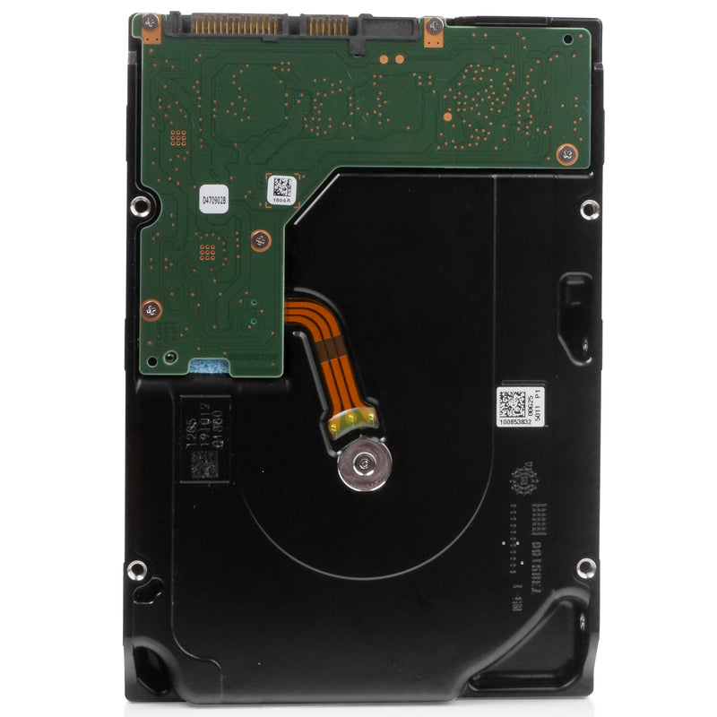 Seagate Exos 2X14 ST14000NM0121 14TB 7.2K RPM SATA 6Gb/s 512e 3.5in Refurbished HDD, back view