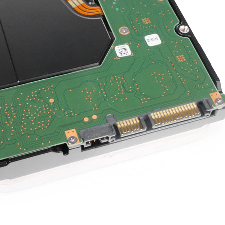 Seagate Exos 2X14 ST14000NM0121 14TB 7.2K RPM SATA 6Gb/s 512e 3.5in Refurbished HDD, back bottom connectors view