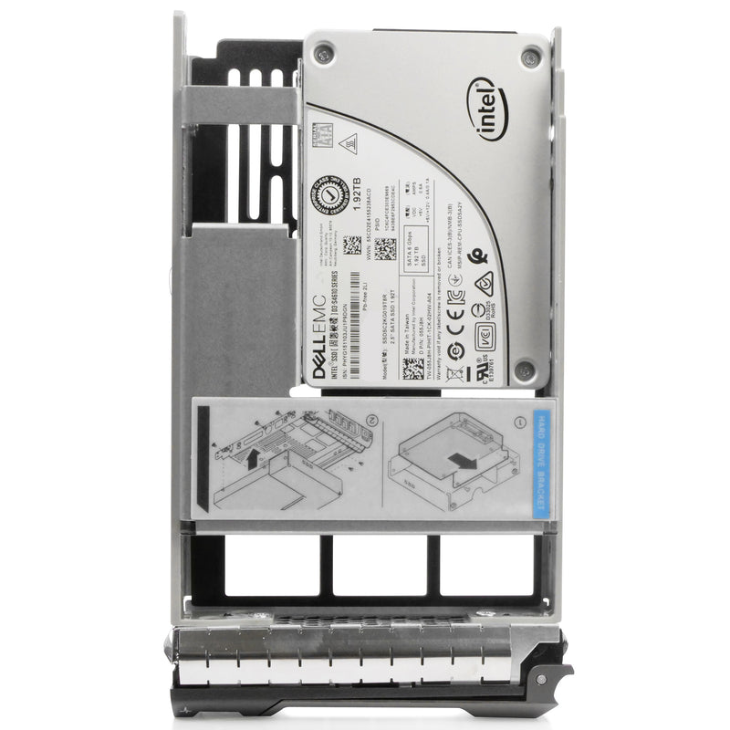 Dell G13 055J8H 1.92TB 3 DWPD SATA 6Gb/s 3D TLC Hybrid 3.5in Refurbished SSD, front view