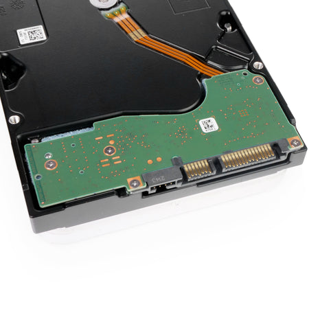 Seagate Exos X20z ST20000NM001J 20TB 7.2K RPM SATA 6Gb/s 3.5in Refurbished HDD, back bottom connectors view
