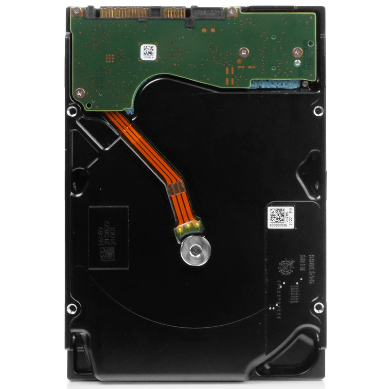 Seagate Exos X16 ST14000NM002G 14TB 7.2K RPM SAS 12Gb/s 3.5in Recertified Hard Drive, back view