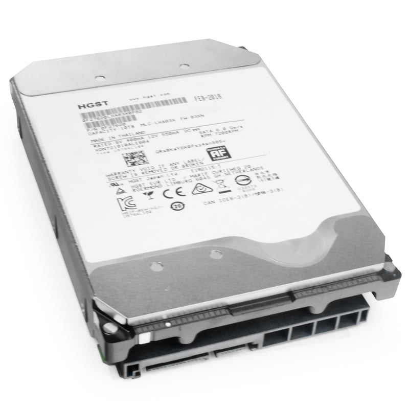 HGST Deskstar NAS HDN721010ALE604 0F27620 10TB 7.2K RPM SATA 6Gb/s 512e 3.5in Recertified Hard Drive