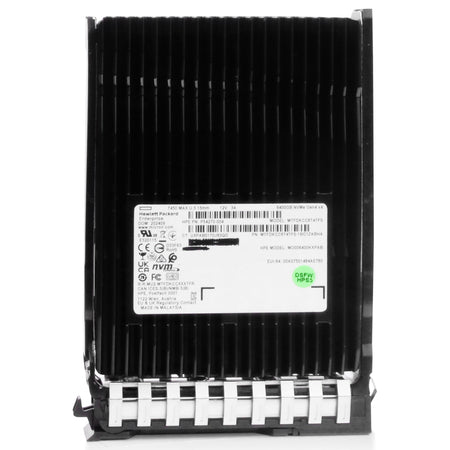 HP G11 MO006400KXPAB P54270-004 6.4TB 3 DWPD PCIe Gen 4.0 x4 8GB/s 3D TLC U.3 NVMe 2.5in Solid State Drive, front